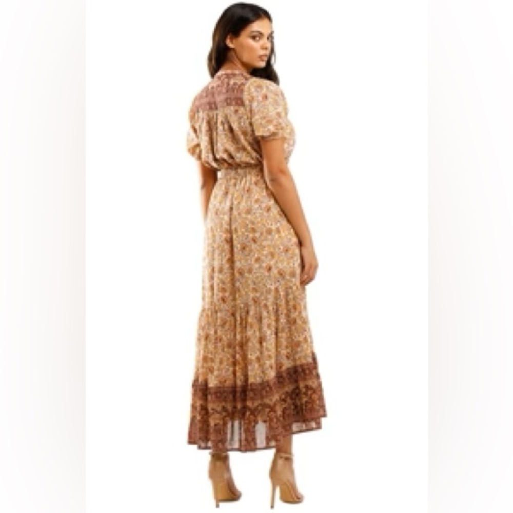 Spell and The Gypsy Sundown Maxi Dress/Gown in Spice with tags size S - Picture 6 of 7